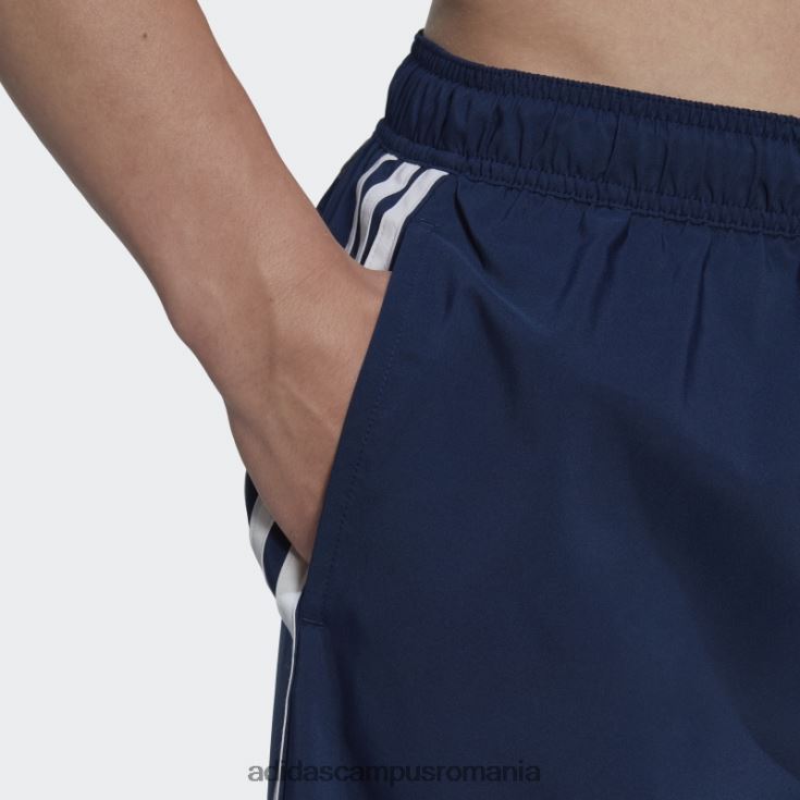 adidas campus romania Pantaloni scurți de baie albi clx cu 3 dungi bărbați bleumarin/alb J266N213202