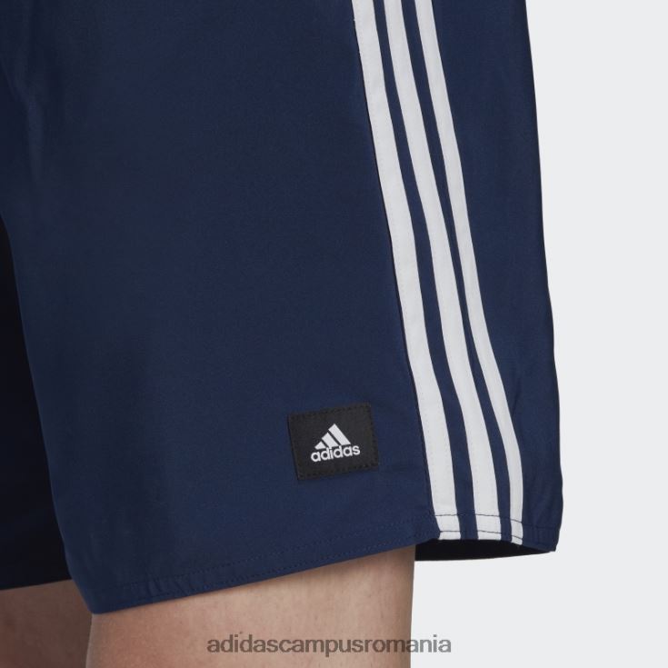 adidas campus romania Pantaloni scurți de baie albi clx cu 3 dungi bărbați bleumarin/alb J266N213202