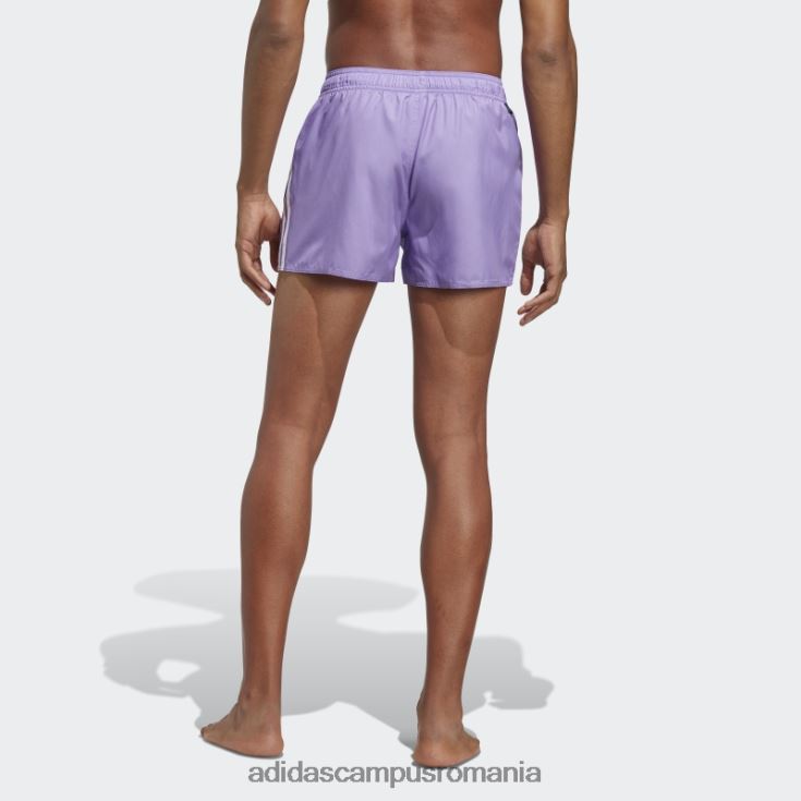 adidas campus romania Pantaloni scurți de baie clx 3 dungi violet adidas bărbați violet/alb J266N213218