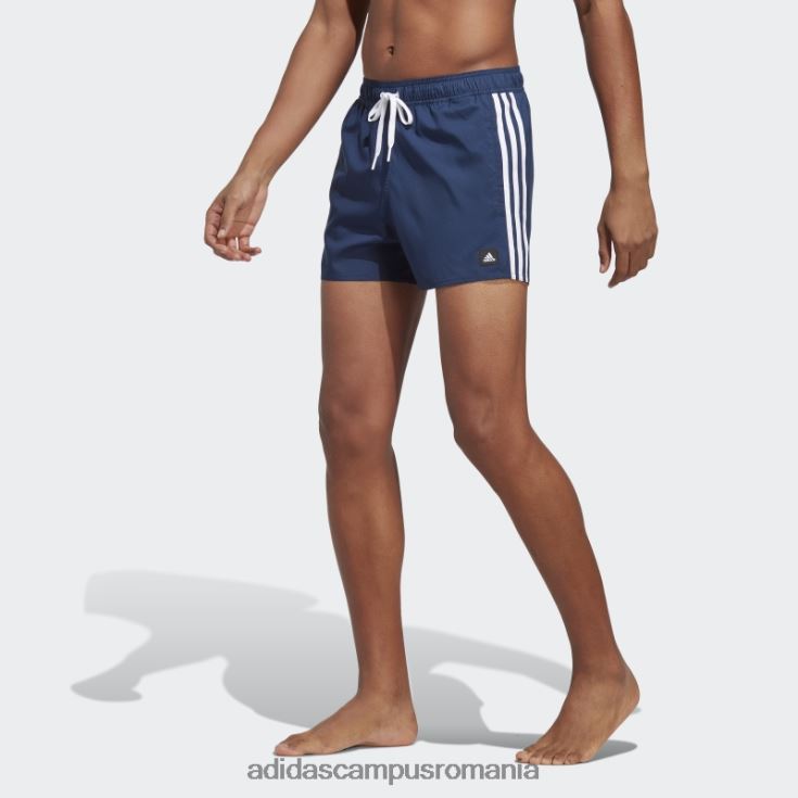 adidas campus romania Pantaloni scurți de baie clx cu 3 dungi alb bărbați bleumarin/alb J266N213262