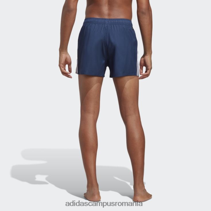 adidas campus romania Pantaloni scurți de baie clx cu 3 dungi alb bărbați bleumarin/alb J266N213262