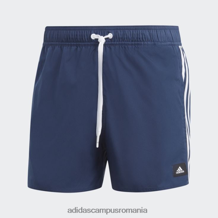adidas campus romania Pantaloni scurți de baie clx cu 3 dungi alb bărbați bleumarin/alb J266N213262