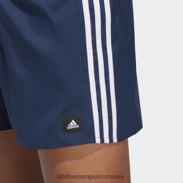 adidas campus romania Pantaloni scurți de baie clx cu 3 dungi alb bărbați bleumarin/alb J266N213262
