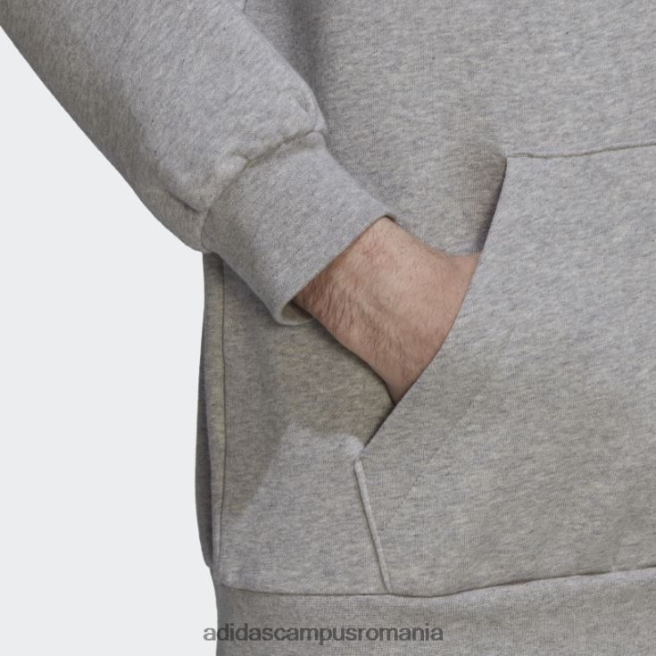 adidas campus romania Stadium fleece insignă de sport hanorac gri mediu adidas bărbați gri mediu J266N27002