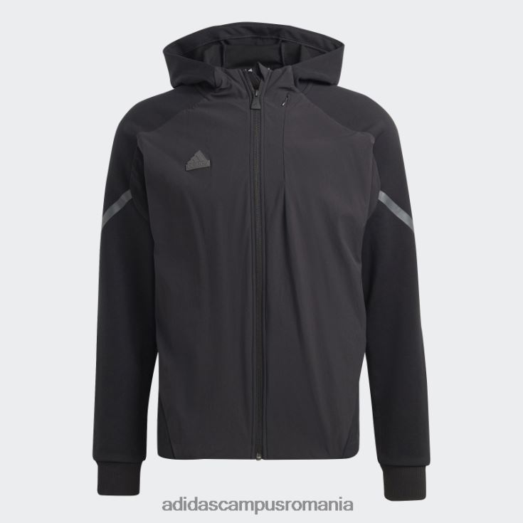 adidas campus romania Top de sport premium cu fermoar complet pentru 4 zile de joc negru bărbați negru J266N213444