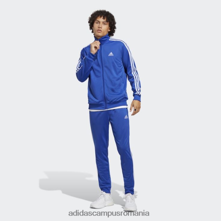 adidas campus romania Trening de bază albastru din tricot cu 3 dungi bărbați albastru J266N213630