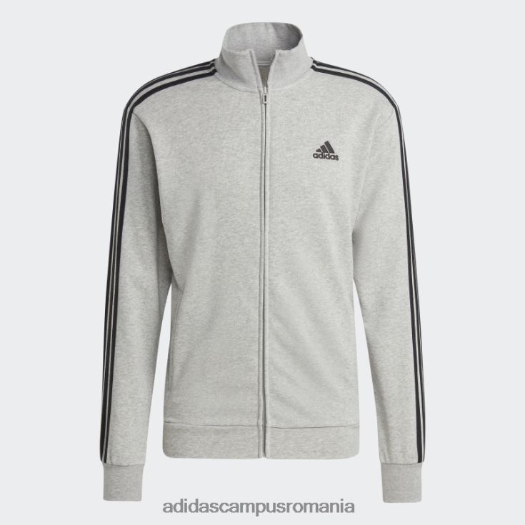 adidas campus romania Trening de bază cu 3 dungi French Terry, gri mediu bărbați gri mediu/negru J266N213867