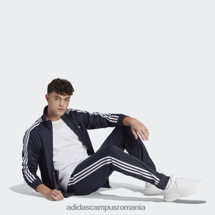 adidas campus romania Trening de bază din tricot cu 3 dungi ink bărbați cerneală/alb J266N213175