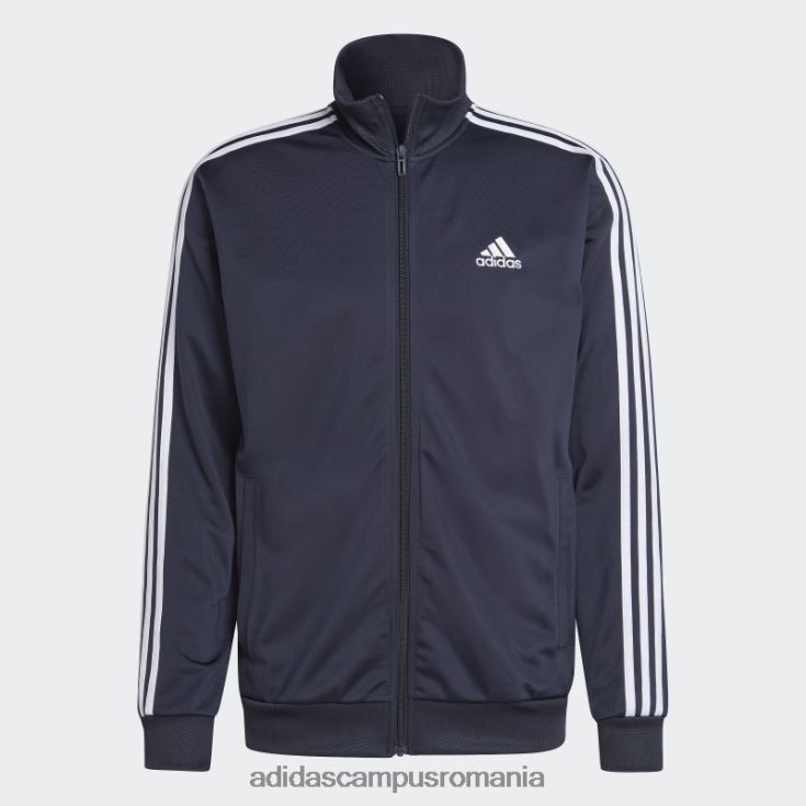 adidas campus romania Trening de bază din tricot cu 3 dungi ink bărbați cerneală/alb J266N213175
