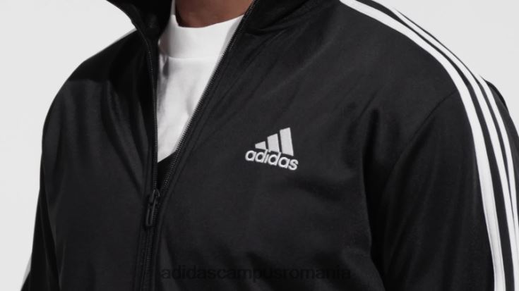 adidas campus romania Trening de bază tricot cu 3 dungi negru adidas bărbați negru J266N24836
