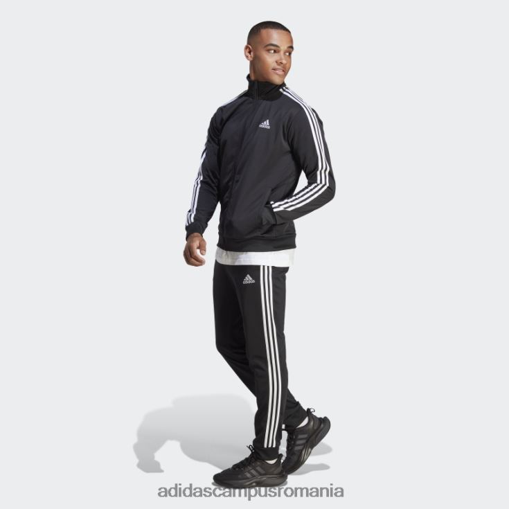 adidas campus romania Trening de bază tricot cu 3 dungi negru adidas bărbați negru J266N24836