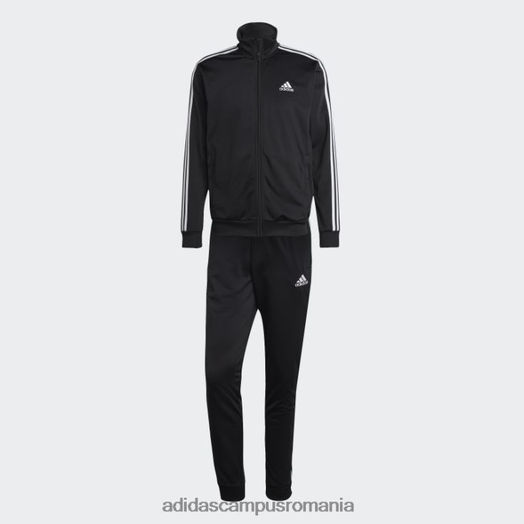 adidas campus romania Trening de bază tricot cu 3 dungi negru adidas bărbați negru J266N24836