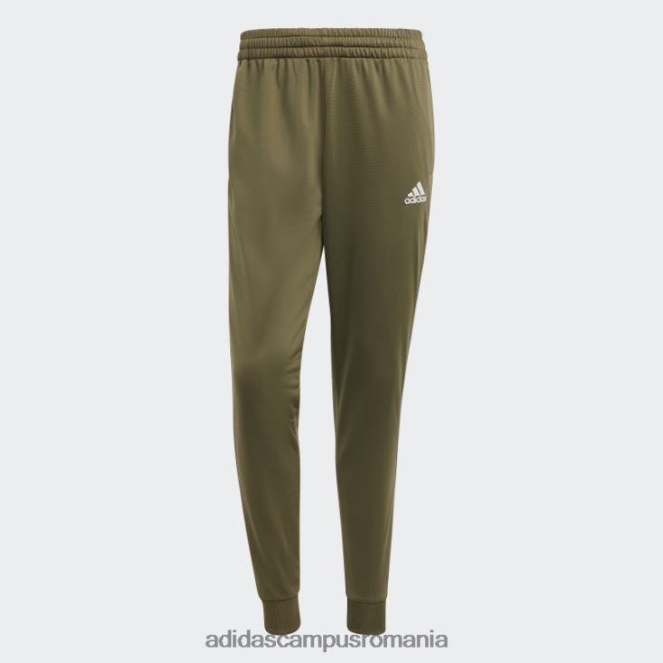 adidas campus romania Trening de bază tricot cu 3 dungi olive bărbați măsline J266N213597