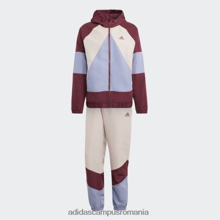 adidas campus romania Trening elegant roșu colorblock bărbați roșu J266N213858