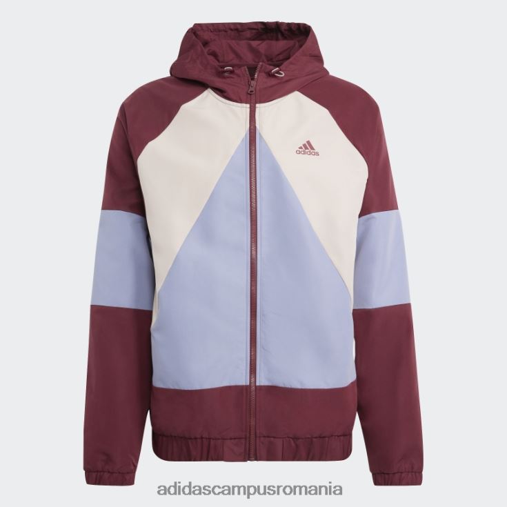 adidas campus romania Trening elegant roșu colorblock bărbați roșu J266N213858