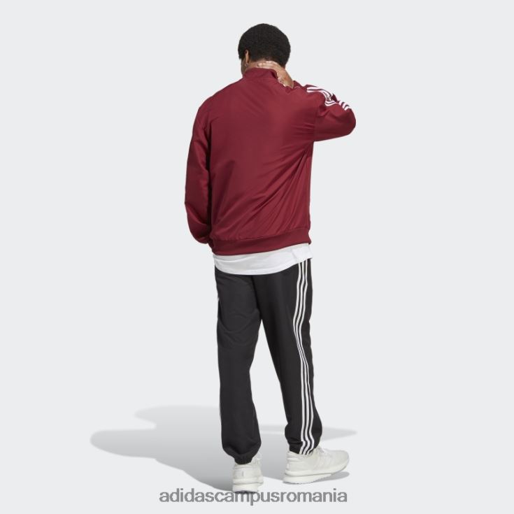 adidas campus romania Trening țesut cu 3 dungi roșu bărbați roșu/negru J266N214216