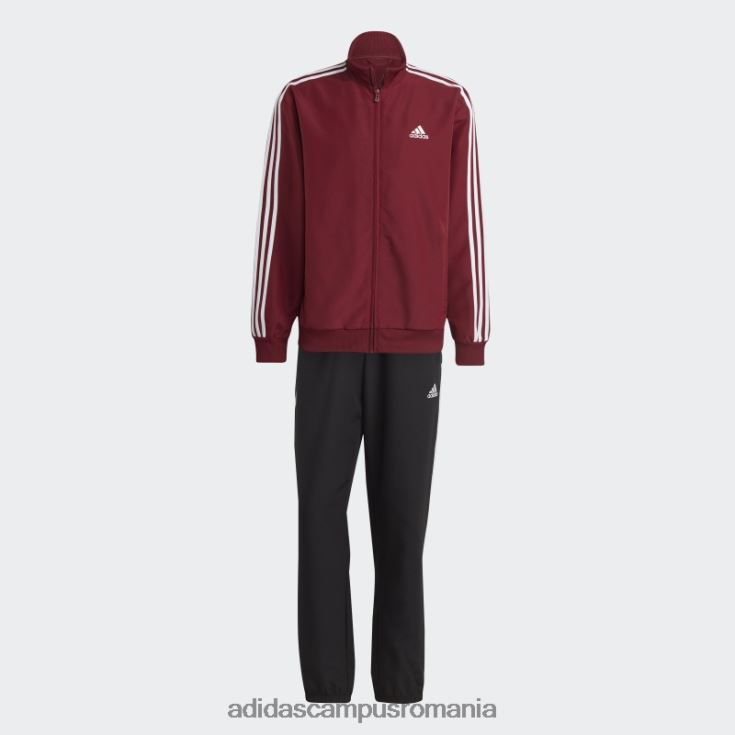 adidas campus romania Trening țesut cu 3 dungi roșu bărbați roșu/negru J266N214216