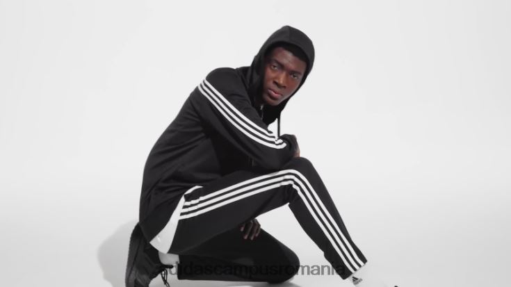 adidas campus romania Trening negru cu 3 dungi bărbați alb negru J266N213741