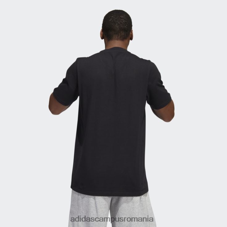 adidas campus romania Tricou cu buzunar grafic sport dinamic negru adidas bărbați negru J266N25682