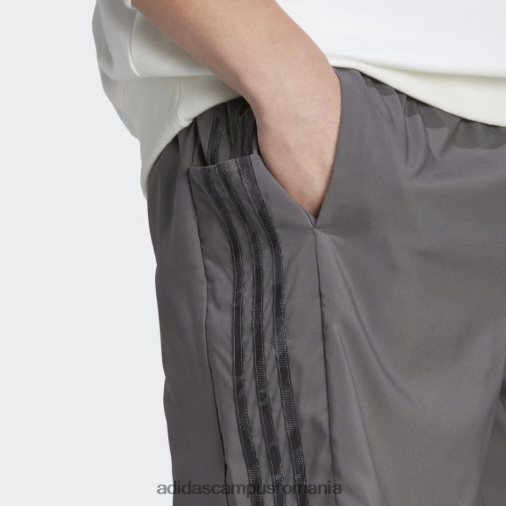 adidas campus romania aeroready essentials pantaloni scurți chelsea cu 3 dungi gri adidas bărbați gri/negru J266N213494