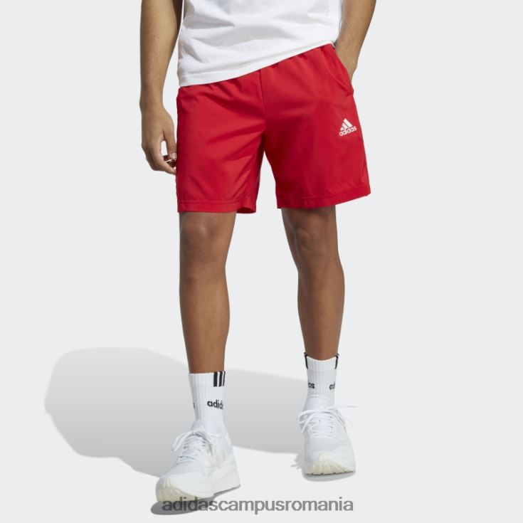 adidas campus romania aeroready essentials pantaloni scurți chelsea cu 3 dungi stacojiu bărbați stacojiu/alb J266N213352