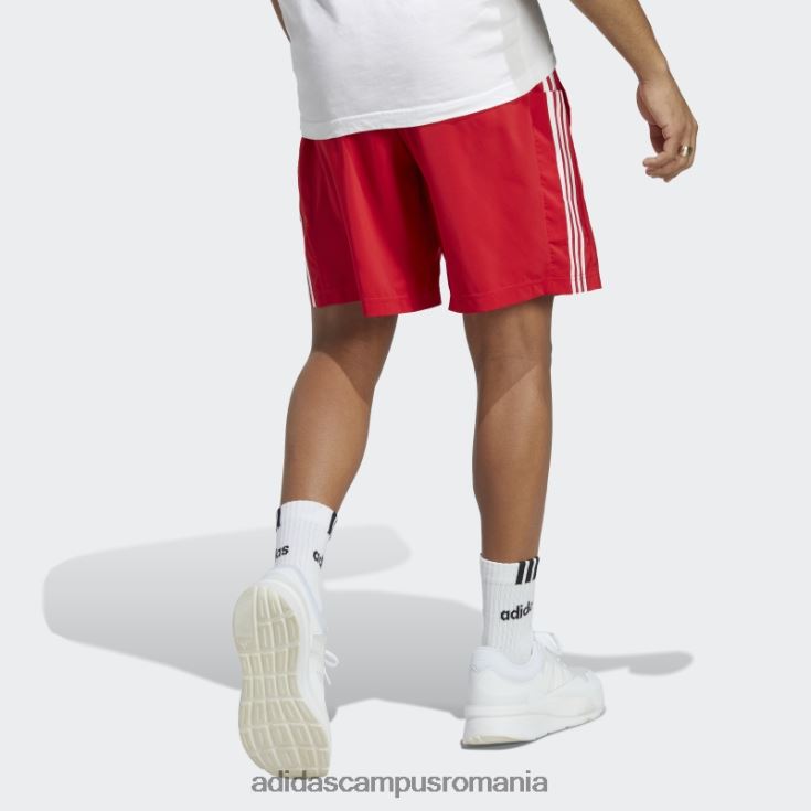 adidas campus romania aeroready essentials pantaloni scurți chelsea cu 3 dungi stacojiu bărbați stacojiu/alb J266N213352