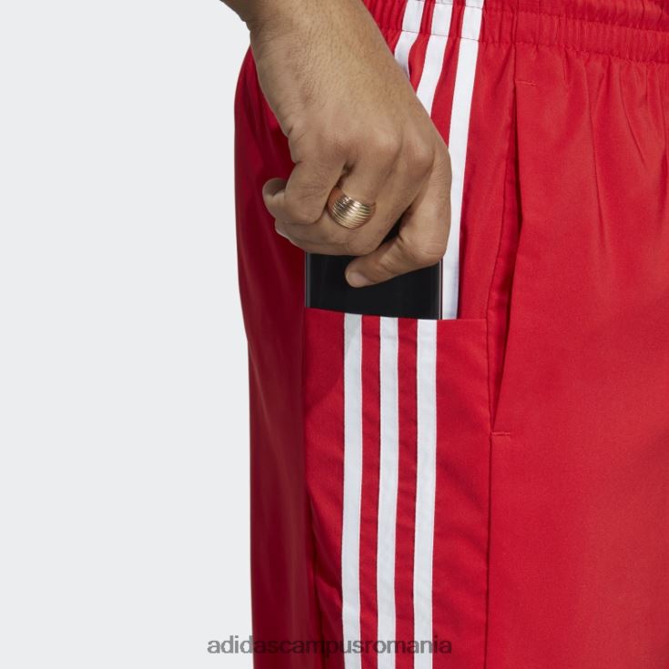 adidas campus romania aeroready essentials pantaloni scurți chelsea cu 3 dungi stacojiu bărbați stacojiu/alb J266N213352