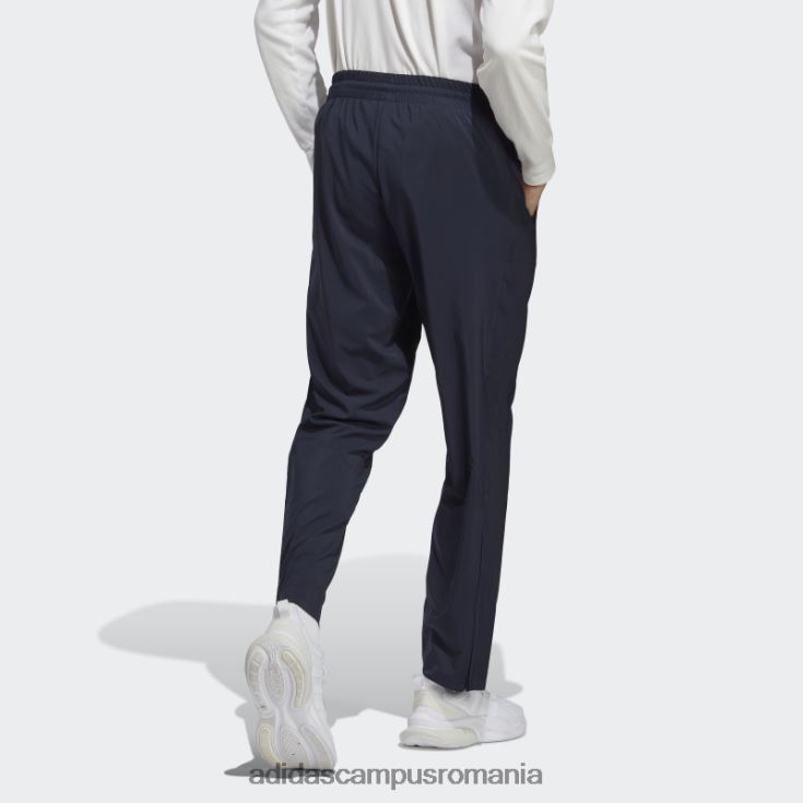 adidas campus romania aeroready essentials stanford pantaloni cu logo mic brodat cu tiv deschis, cerneală bărbați cerneală J266N21088