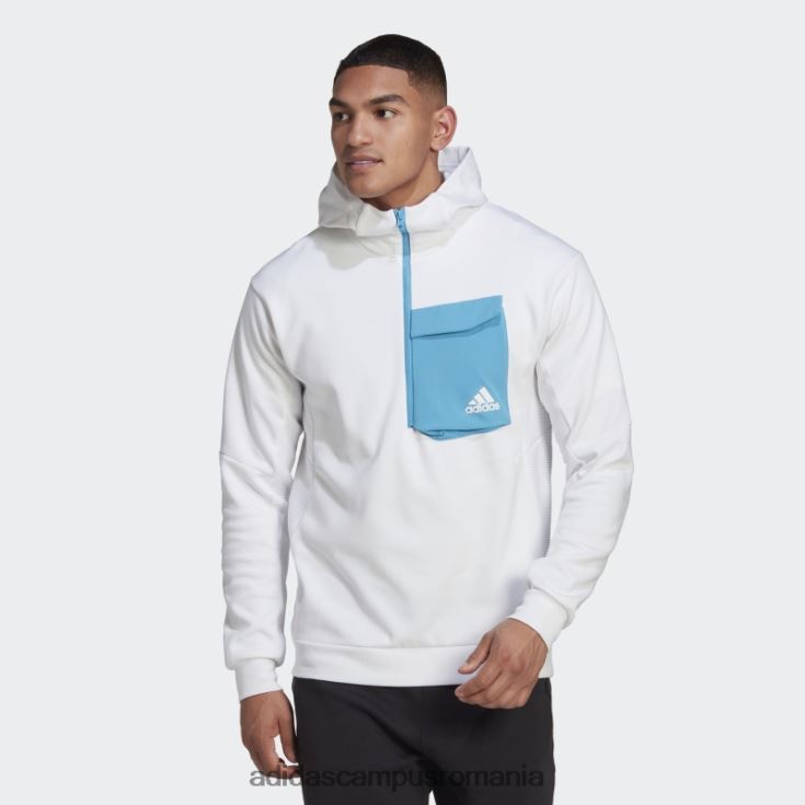 adidas campus romania alb conceput pentru hanoracul pentru ziua de joc bărbați alb J266N27055