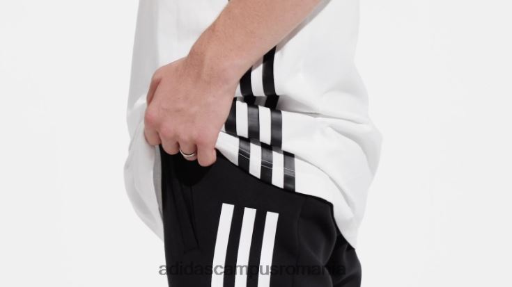 adidas campus romania alb viitor icons 3-stripes tee fashion bărbați alb J266N25079