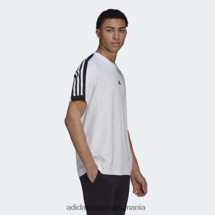 adidas campus romania alb viitor icons 3-stripes tee fashion bărbați alb J266N26719
