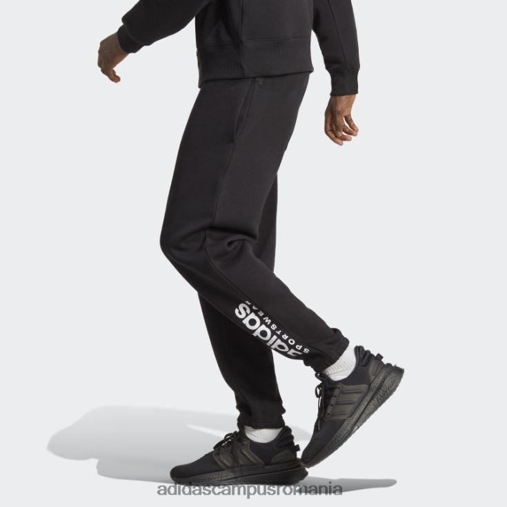 adidas campus romania all szn fleece graphic joggeri negri adidas bărbați negru J266N213956