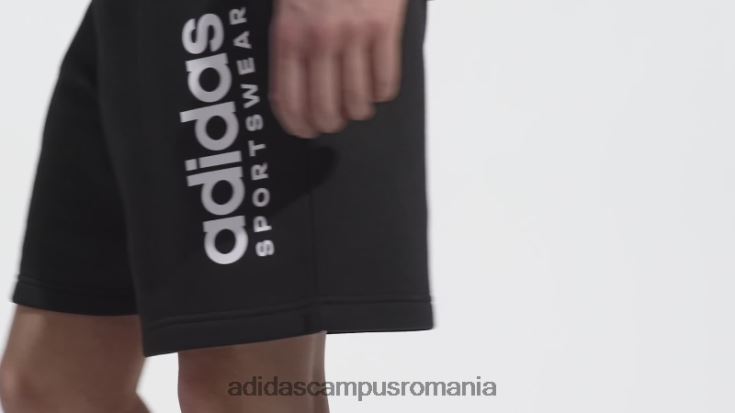 adidas campus romania all szn fleece graphic pantaloni scurți negru adidas bărbați negru J266N25118