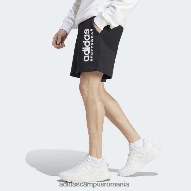 adidas campus romania all szn fleece graphic pantaloni scurți negru adidas bărbați negru J266N25118