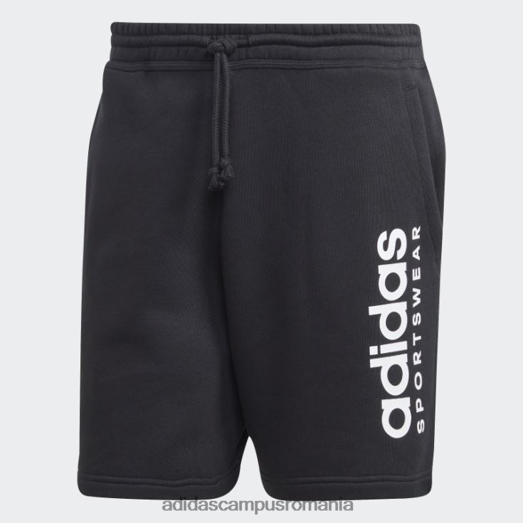 adidas campus romania all szn fleece graphic pantaloni scurți negru adidas bărbați negru J266N25118
