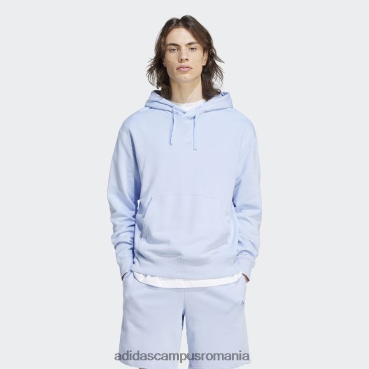 adidas campus romania all szn french terry hanorac albastru alba bărbați zori albastre J266N25762