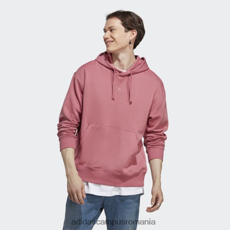 adidas campus romania all szn french terry hanorac roz bărbați roz J266N25270