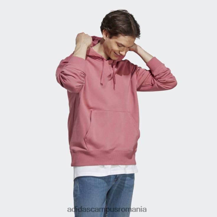 adidas campus romania all szn french terry hanorac roz bărbați roz J266N25270