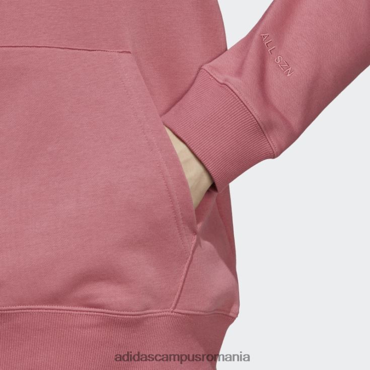 adidas campus romania all szn french terry hanorac roz bărbați roz J266N25270