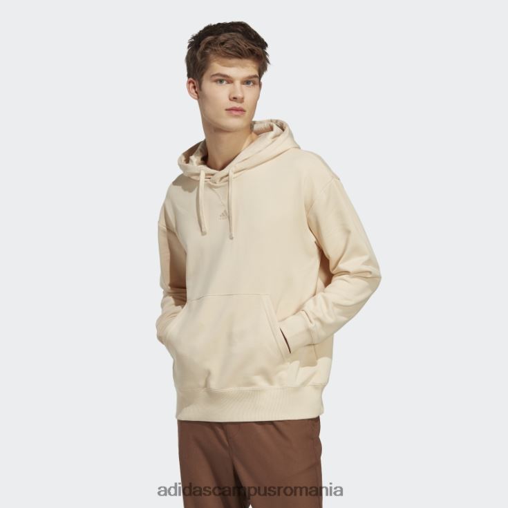 adidas campus romania all szn french terry hoodie nisip bărbați nisip J266N25761