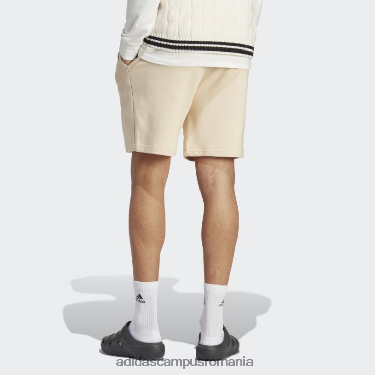 adidas campus romania all szn french terry pantaloni scurți nisip adidas bărbați nisip J266N26036