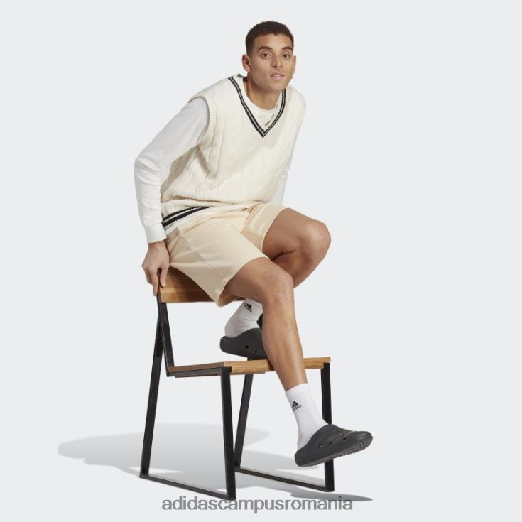 adidas campus romania all szn french terry pantaloni scurți nisip adidas bărbați nisip J266N26036