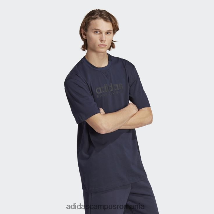 adidas campus romania all szn graphic tee ink adidas bărbați cerneală J266N2900