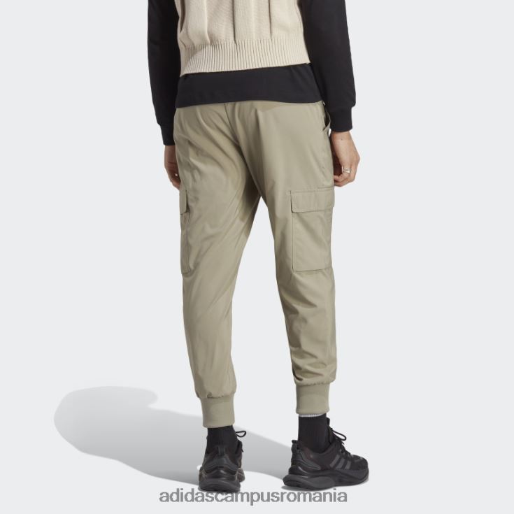 adidas campus romania argintiu pebble essentials pantaloni cargo țesuți cu logo mic adidas până la glezne bărbați pietricica de argint J266N25745