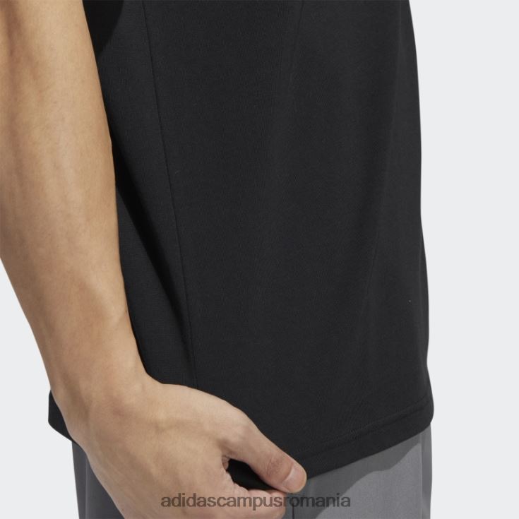 adidas campus romania basics photo tricou grafic real negru bărbați negru J266N214696