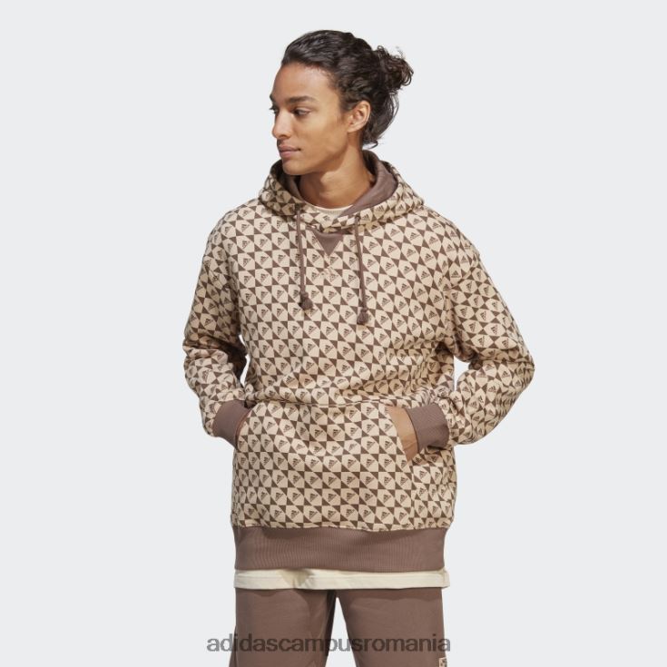adidas campus romania bej all szn x logomania hanora adidas bărbați bej/pământ J266N213245
