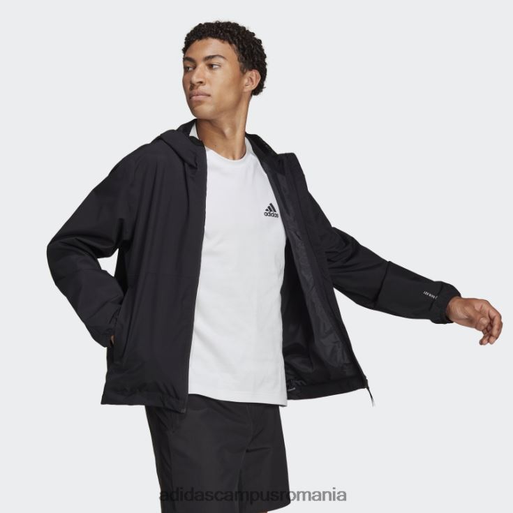 adidas campus romania black essentials rain.rdy jachetă bărbați negru J266N26046