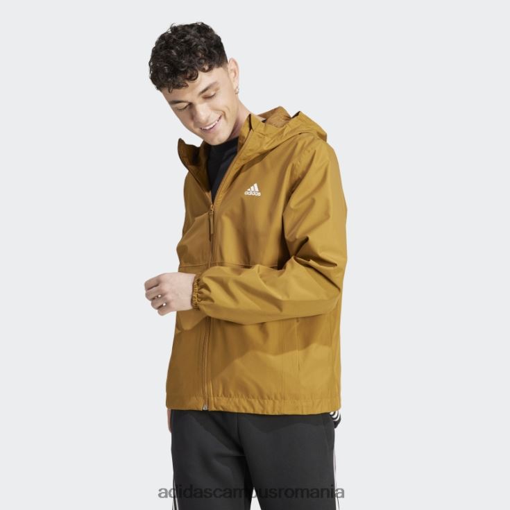 adidas campus romania bronz essentials rain.rdy jachetă bărbați bronz J266N25873