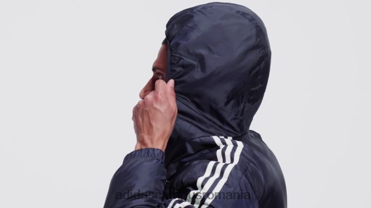 adidas campus romania cerneală jachetă cu glugă izolată bărbați cerneală J266N25618
