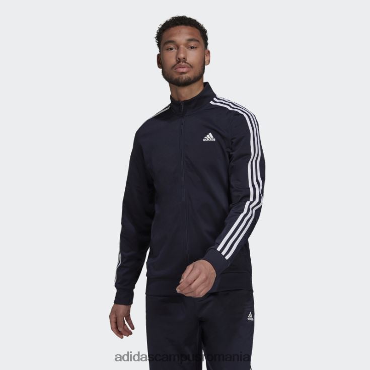 adidas campus romania cerneală pentru încălzire pentru încălzire cu 3 dungi bărbați cerneală/alb J266N213243